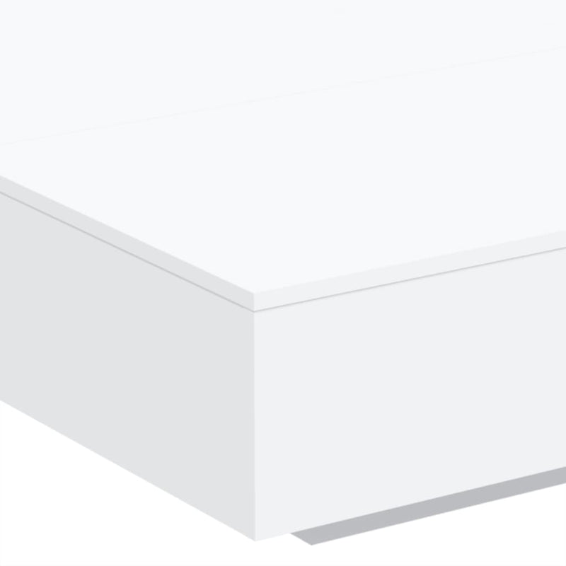vidaXL Coffee Table White 100x100x31 cm Engineered Wood