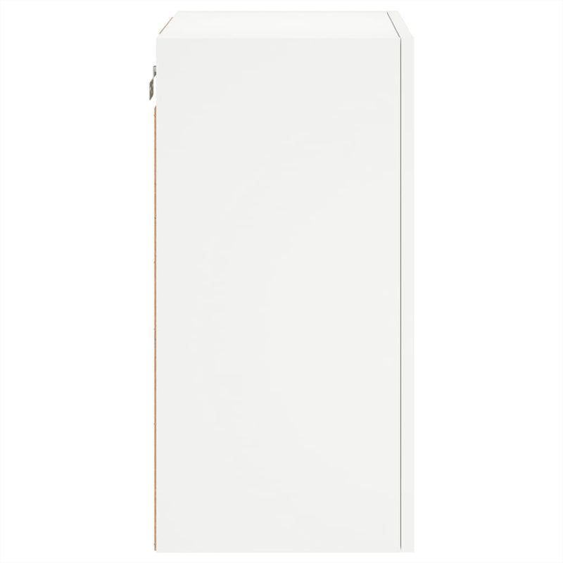 vidaXL TV Wall Cabinets 2 pcs White 40.5x30x60 cm Engineered Wood