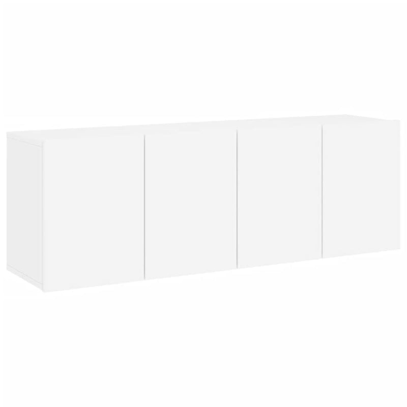 vidaXL TV Cabinets Wall-mounted 2 pcs White 60x30x41 cm