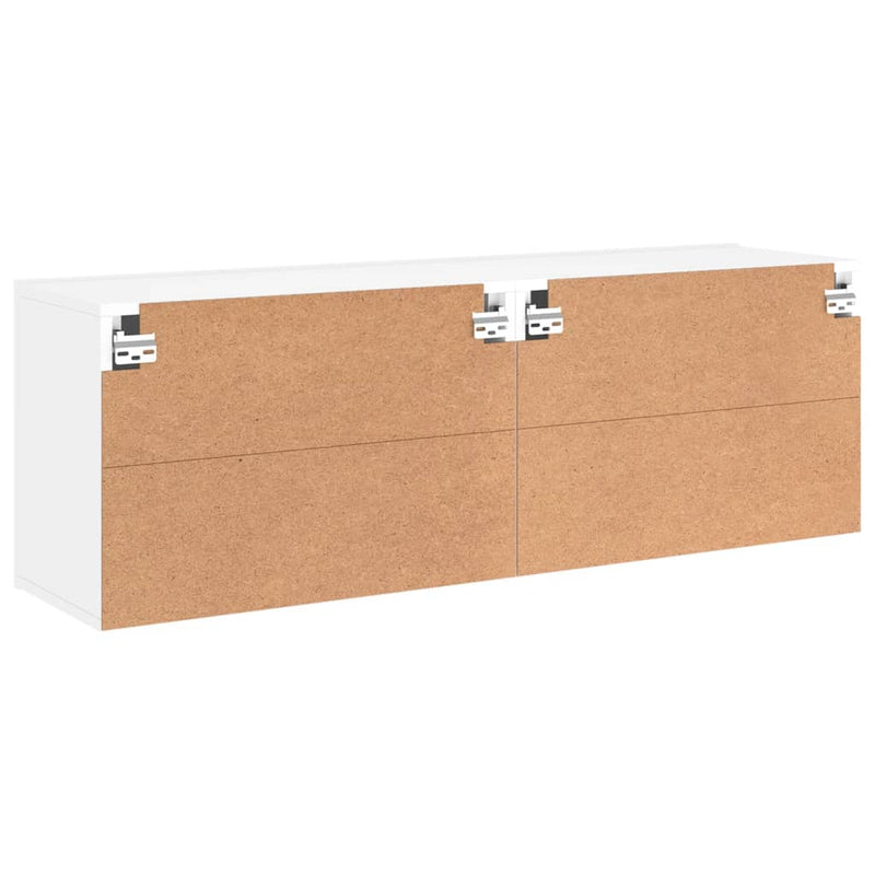 vidaXL TV Cabinets Wall-mounted 2 pcs White 60x30x41 cm