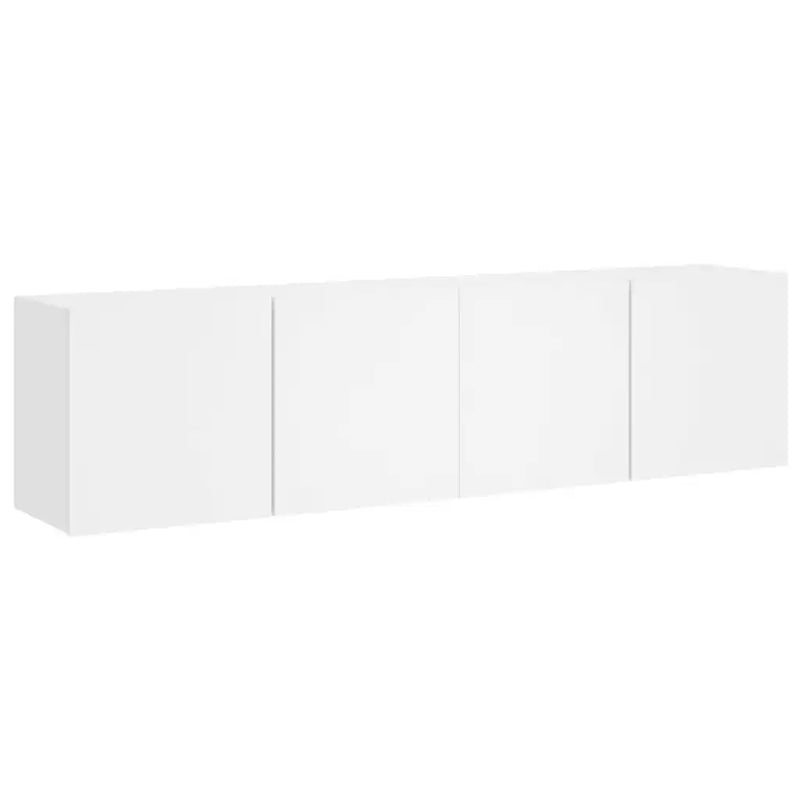TV Cabinets Wall-mounted 2 pcs White 80x30x41 cm