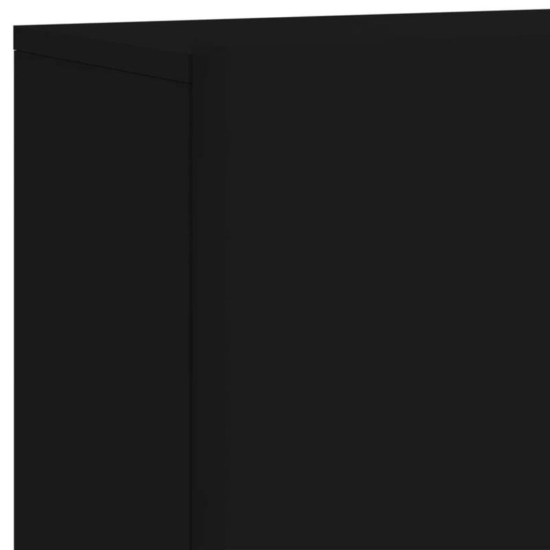 vidaXL TV Cabinet Wall-mounted Black 100x30x41 cm