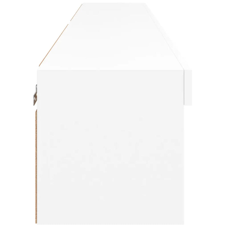 TV Cabinets with LED Lights 2 pcs White 80x30x30 cm