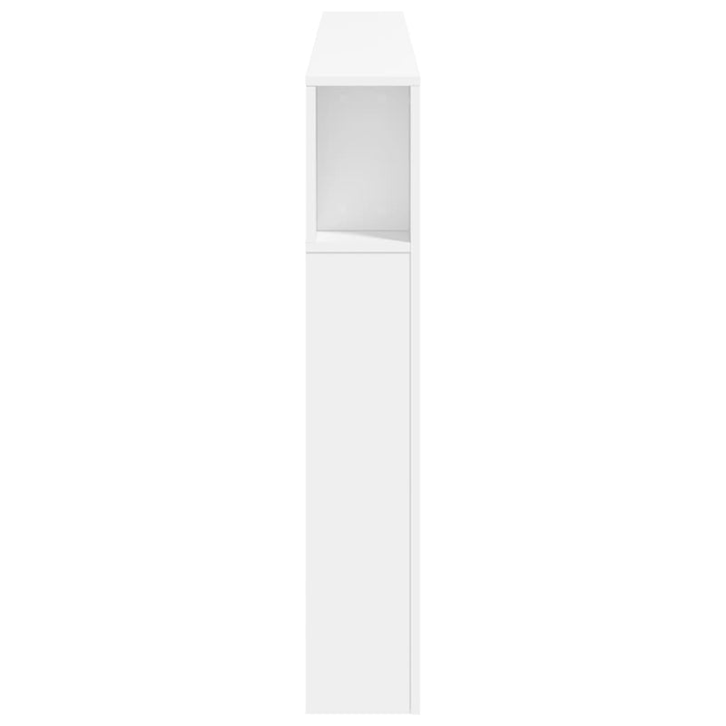 vidaXL LED Headboard White 180 cm Engineered Wood