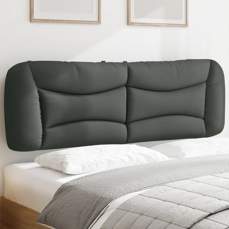 vidaXL Headboard Cushion "Hvar" Dark Grey 152 cm Queen Fabric