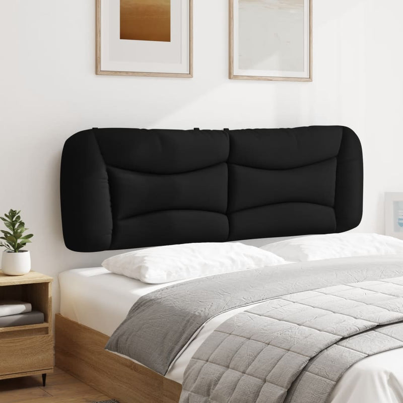 Headboard Cushion Black 152 cm Fabric