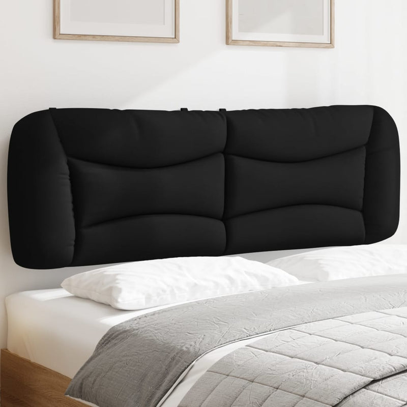 vidaXL Headboard Cushion "Hvar" Black 152 cm Queen Fabric