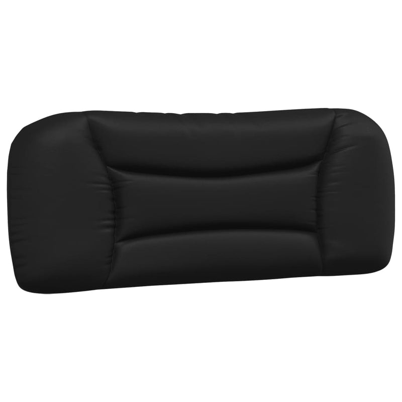 vidaXL Headboard Cushion Black 107 cm King Single Faux Leather