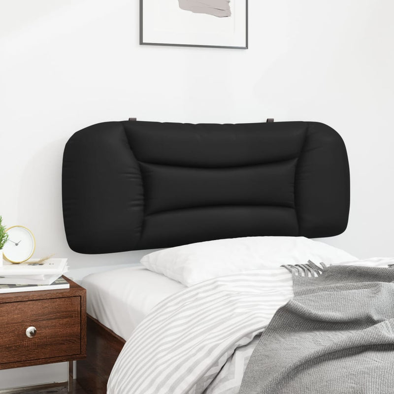 vidaXL Headboard Cushion Black 107 cm King Single Faux Leather