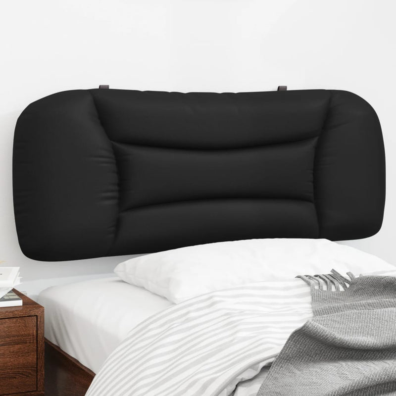 vidaXL Headboard Cushion Black 107 cm King Single Faux Leather