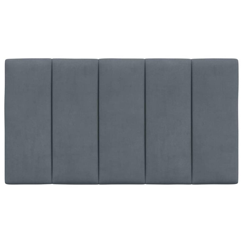 vidaXL Headboard Cushion "Hanko" Dark Grey 90 cm Velvet