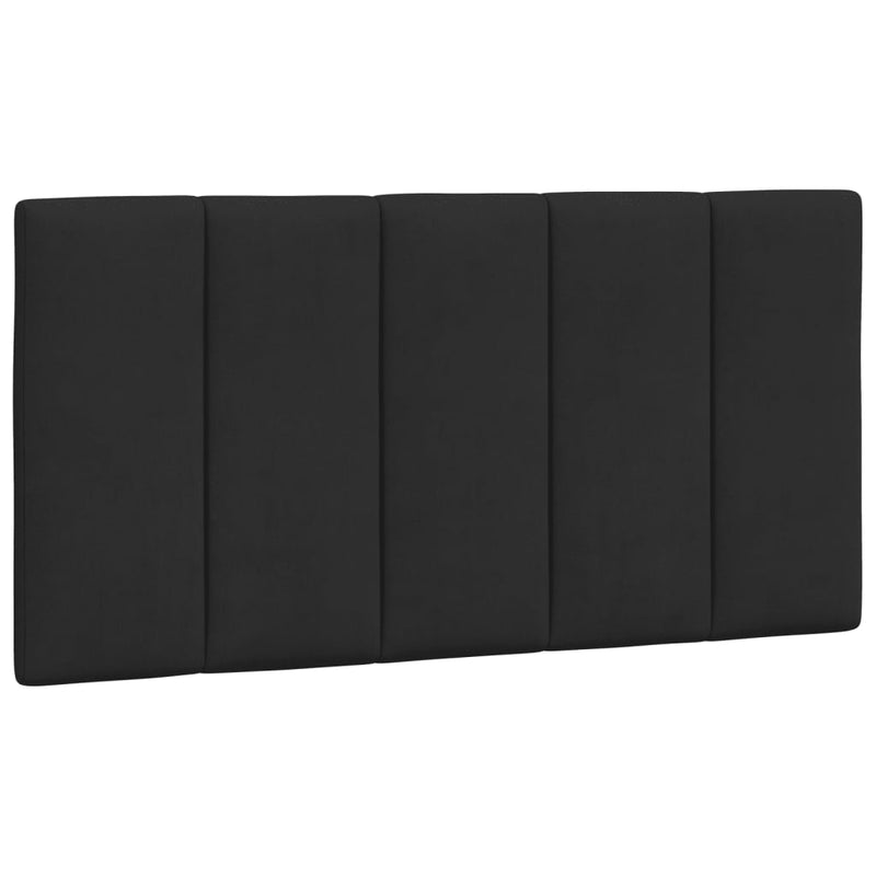 vidaXL Headboard Cushion "Hanko" Black 107 cm King Single Velvet