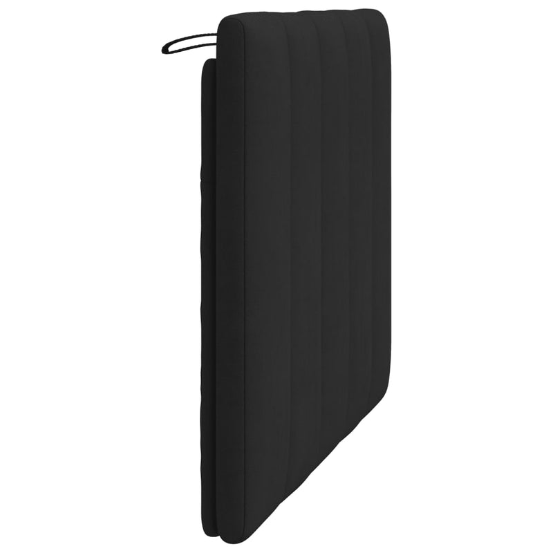 vidaXL Headboard Cushion "Hanko" Black 107 cm King Single Velvet