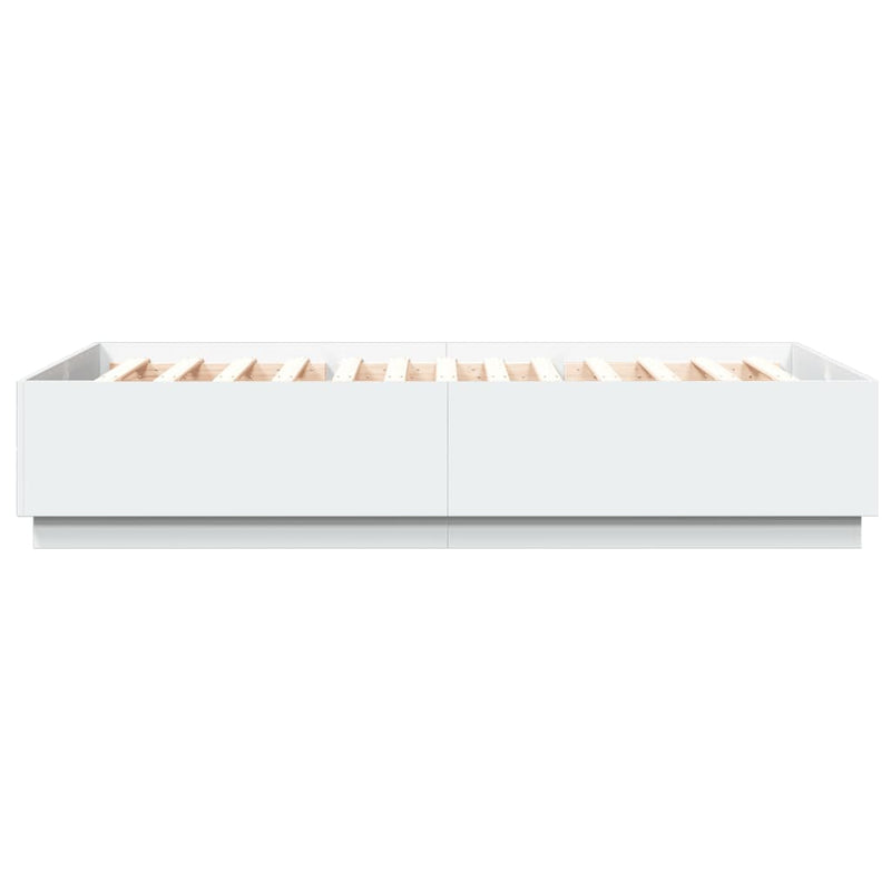 vidaXL Bed Frame without Mattress White 150x200 cm