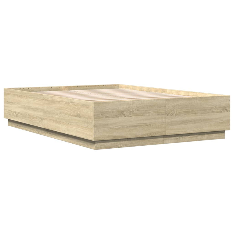vidaXL Bed Frame without Mattress Sonoma Oak 150x200 cm
