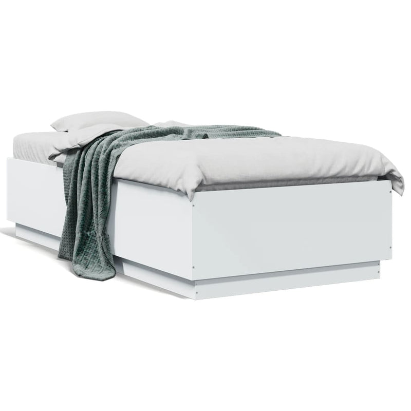 vidaXL Bed Frame without Mattress White 90x190 cm