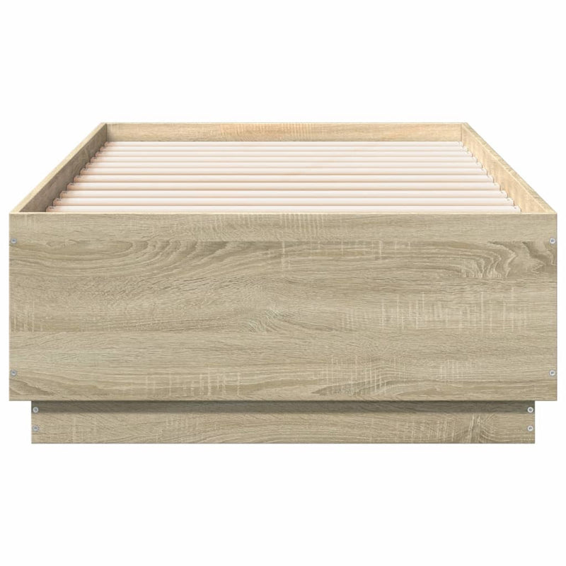 vidaXL Bed Frame without Mattress Sonoma Oak 90x190 cm
