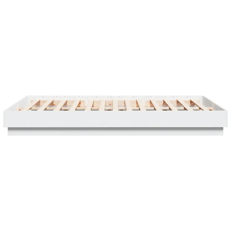 Bed Frame without Mattress White 150x200 cm