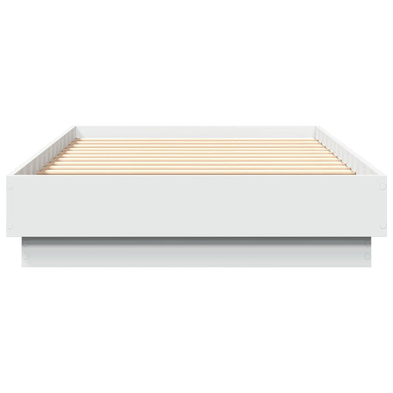 vidaXL Bed Frame without Mattress White 90x190 cm Engineered Wood