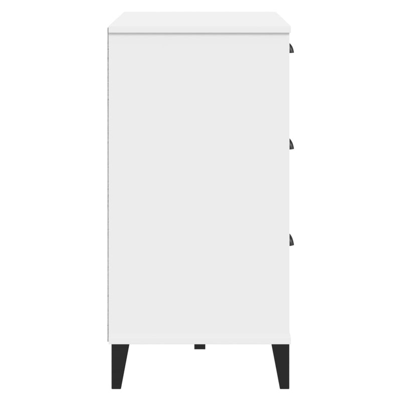 vidaXL Drawer Cabinet VIKEN White Engineered Wood