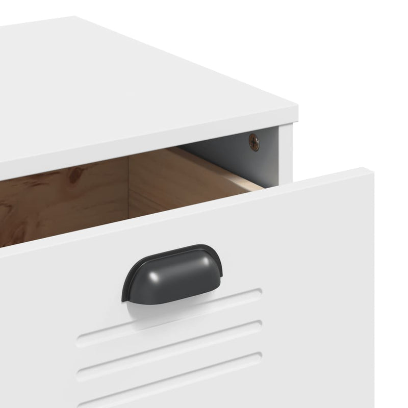 vidaXL Drawer Cabinet VIKEN White Engineered Wood