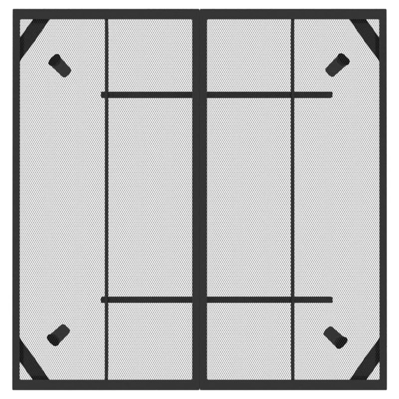 vidaXL 5 Piece Garden Dining Set Anthracite Metal Mesh