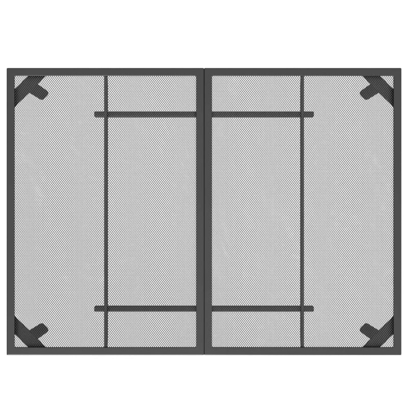 vidaXL 5 Piece Garden Dining Set Anthracite Metal Mesh