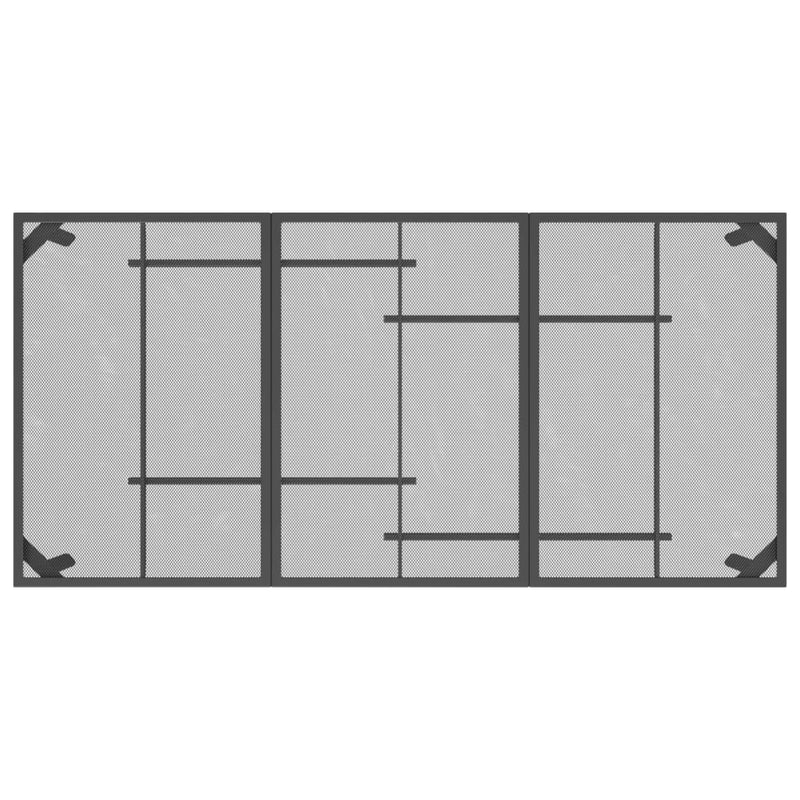vidaXL 7 Piece Garden Dining Set Anthracite Metal Mesh