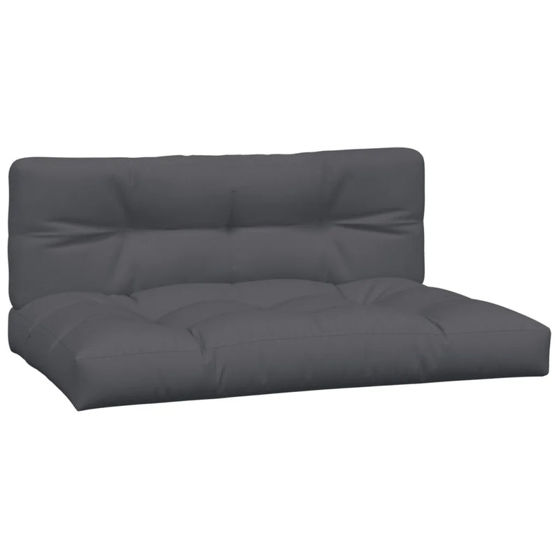 Garden Pallet Middle Sofas with Cushions 2 pcs Solid Wood Acacia