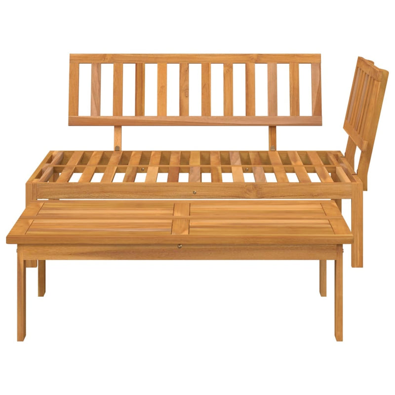 vidaXL Garden Pallet Sofa Set 2 Piece Solid Wood Acacia