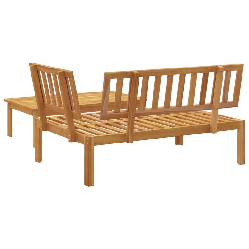 vidaXL Garden Pallet Sofa Set 2 Piece Solid Wood Acacia