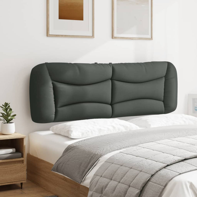 vidaXL Headboard Cushion "Hvar" Dark Grey 153 cm Fabric