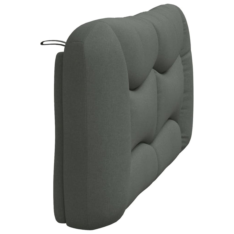 vidaXL Headboard Cushion "Hvar" Dark Grey 153 cm Fabric