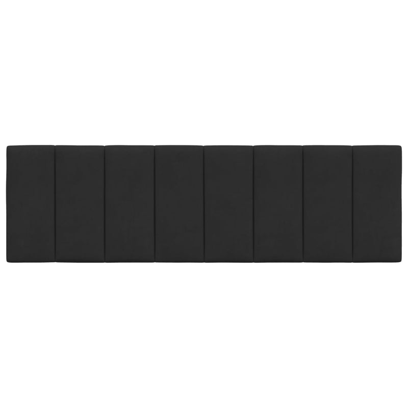 vidaXL Headboard Cushion "Hanko" Black 153 cm Velvet