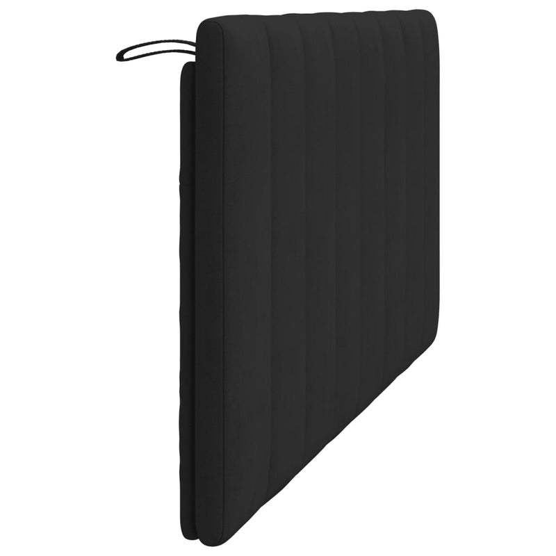 vidaXL Headboard Cushion "Hanko" Black 153 cm Velvet
