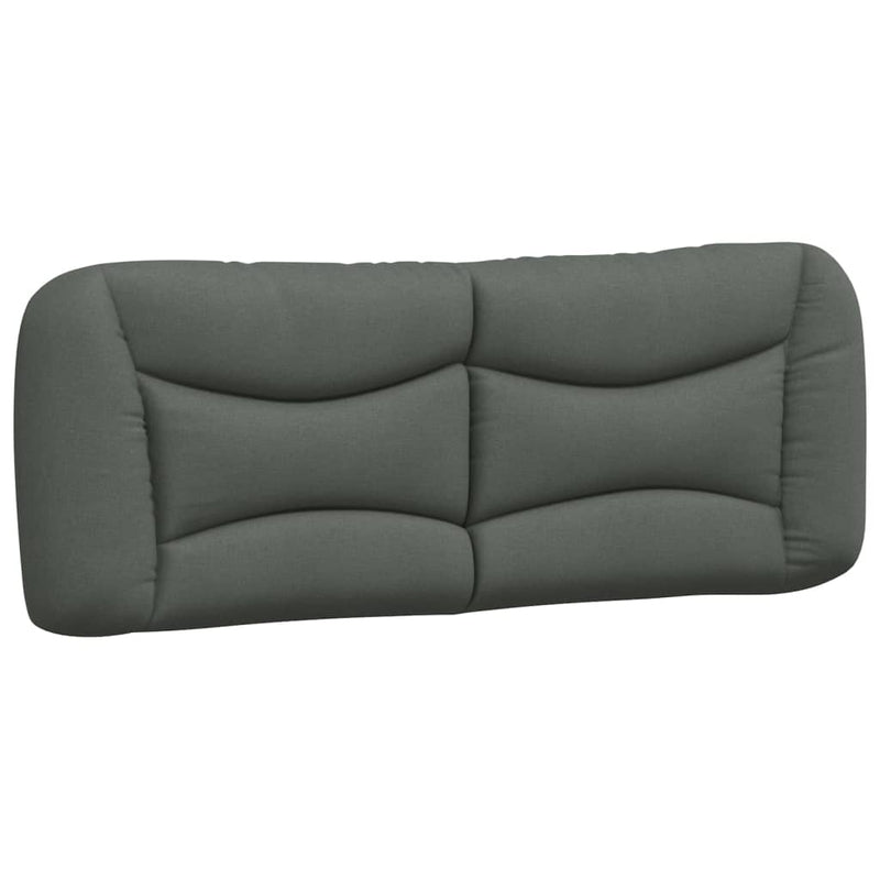 vidaXL Bed Frame without Mattress "Hvar" Dark Grey 152x203 cm Queen Fabric