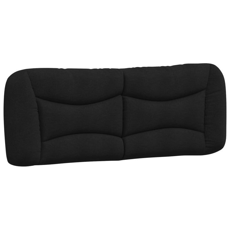 vidaXL Bed Frame without Mattress "Hvar" Black 152x203 cm Queen Fabric