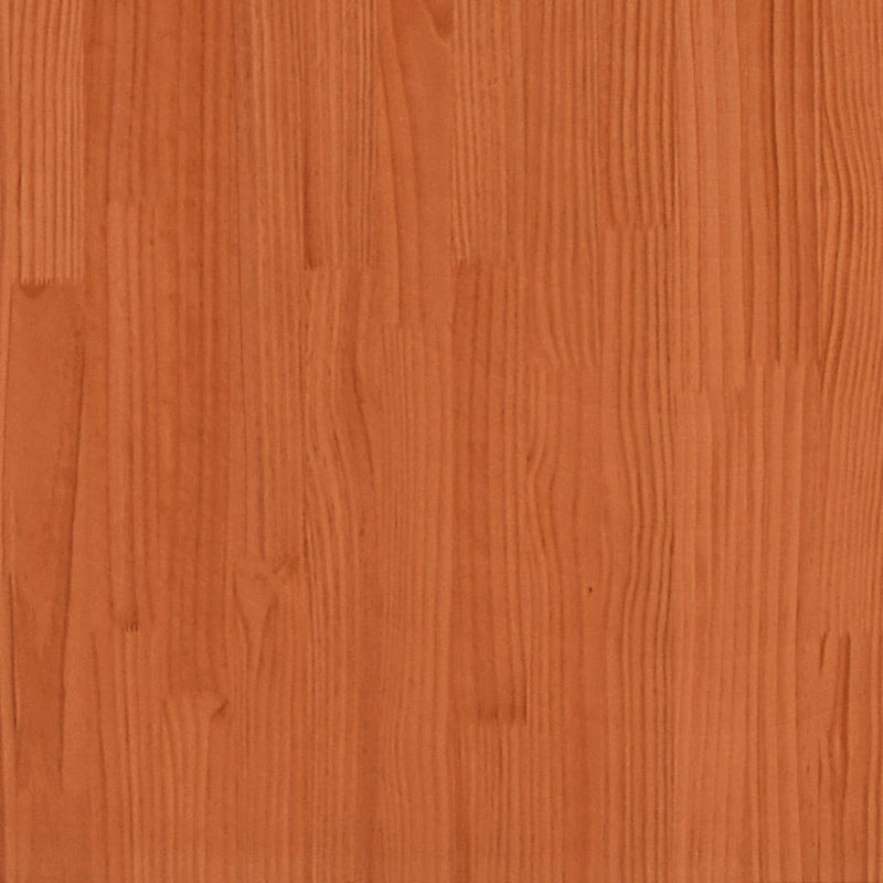 vidaXL Coffee Table Wax Brown 110x50x33.5 cm Solid Wood Pine