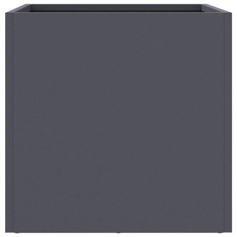 vidaXL Planters 2 pcs Anthracite 32x30x29 cm Steel