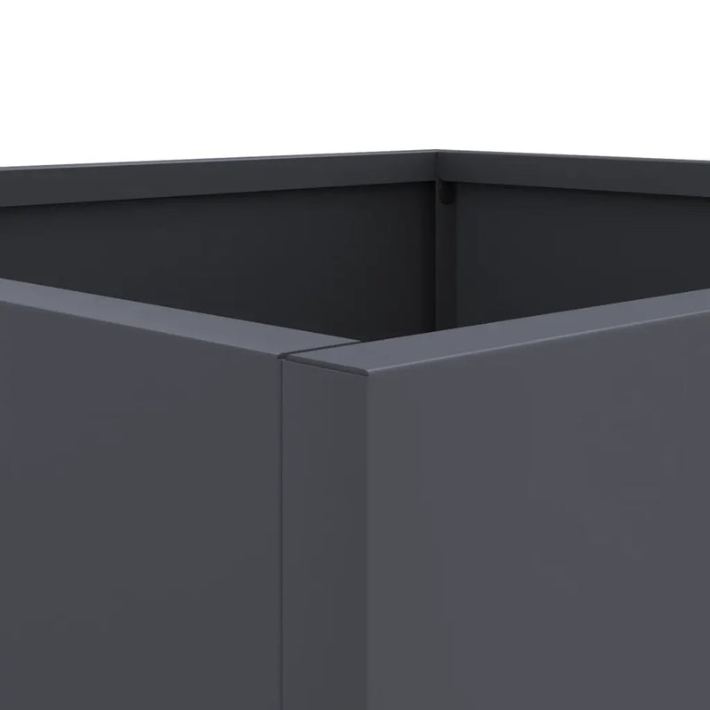 Planters 2 pcs Anthracite 32x30x29 cm Cold-rolled Steel