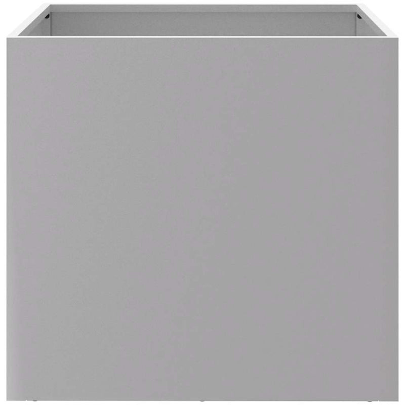 vidaXL Planters 2 pcs Silver 42x40x39 cm Galvanised Steel