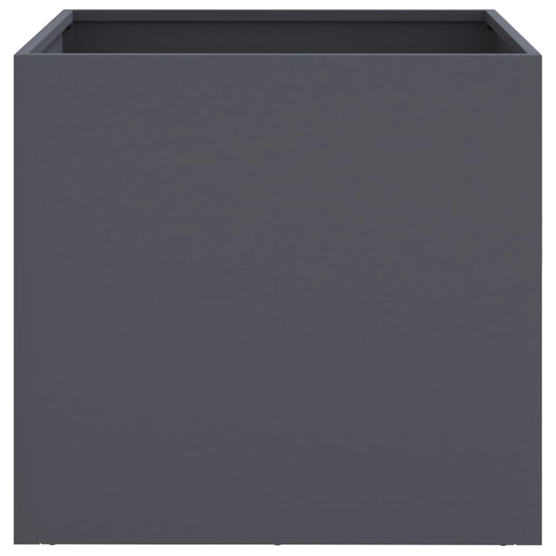 vidaXL Planters 2 pcs Anthracite 49x47x46 cm Steel
