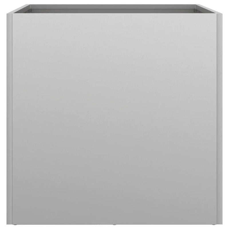 Planter Silver 49x47x46 cm Galvanised Steel