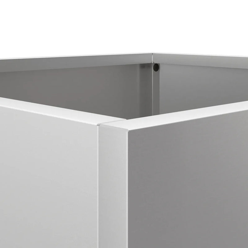 Planter Silver 49x47x46 cm Galvanised Steel