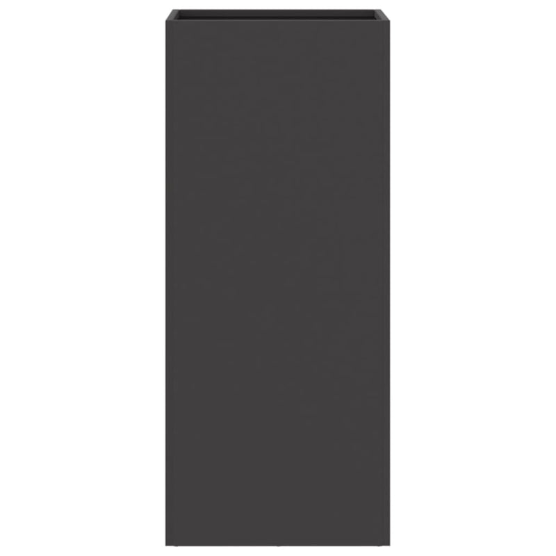 vidaXL Planter Black 32x29x75 cm Steel