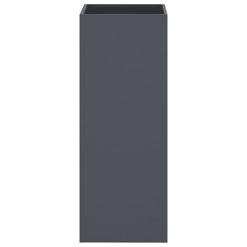 vidaXL Planter Anthracite 32x29x75 cm Steel