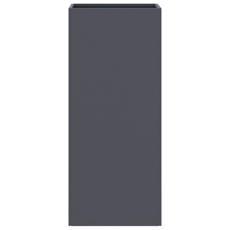 vidaXL Planter Anthracite 32x29x75 cm Steel