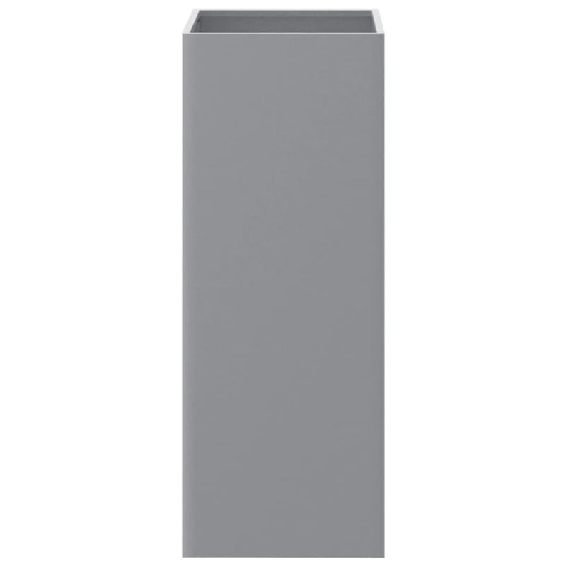 vidaXL Planter Silver 32x29x75 cm Galvanised Steel