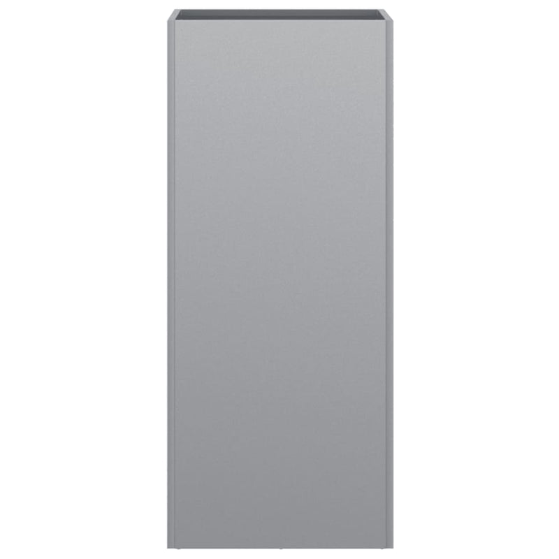 vidaXL Planter Silver 32x29x75 cm Galvanised Steel