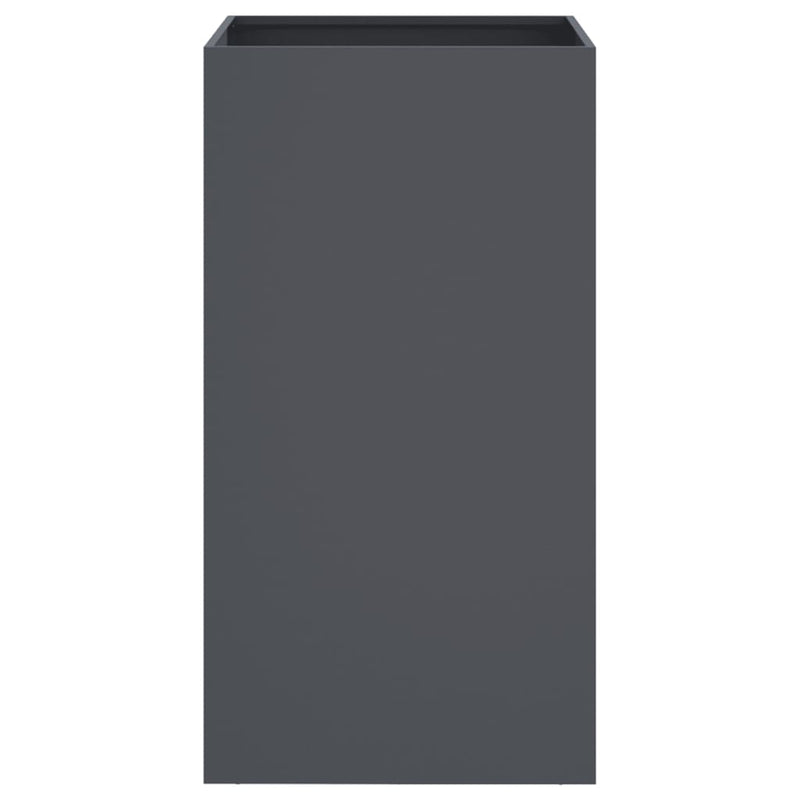 vidaXL Planter Anthracite 42x38x75 cm Steel